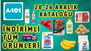 A101 Tüm İndirimli Ürünleri 20-26 ARALIK Resmi Kataloğu
