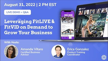 Leveraging FitLIVE & FitVID on Demand to Grow Your Business | Training Webinar