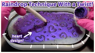 Creating DESIGNS With the WATER DROP Technique in Resin | Easy Technique For Resin Creations