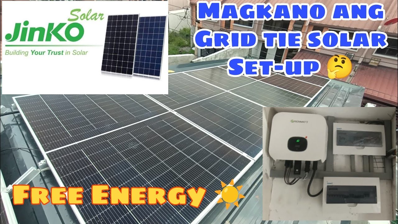 Magkano magpa Solar set up? Grid tie with net Metering 👍 - YouTube