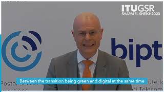 BIPT Chairman of the Council Michel Van Bellinghen on #ITUGSR