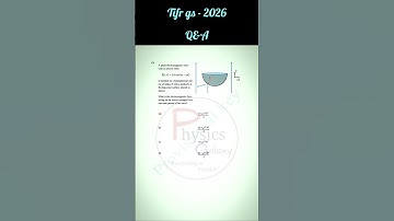 TIFR GS 2026 Physics Q & A #tifr #tifrphysics #tifrpyq #tifr2026 #tifrexam #satyasir #iitjam #gat