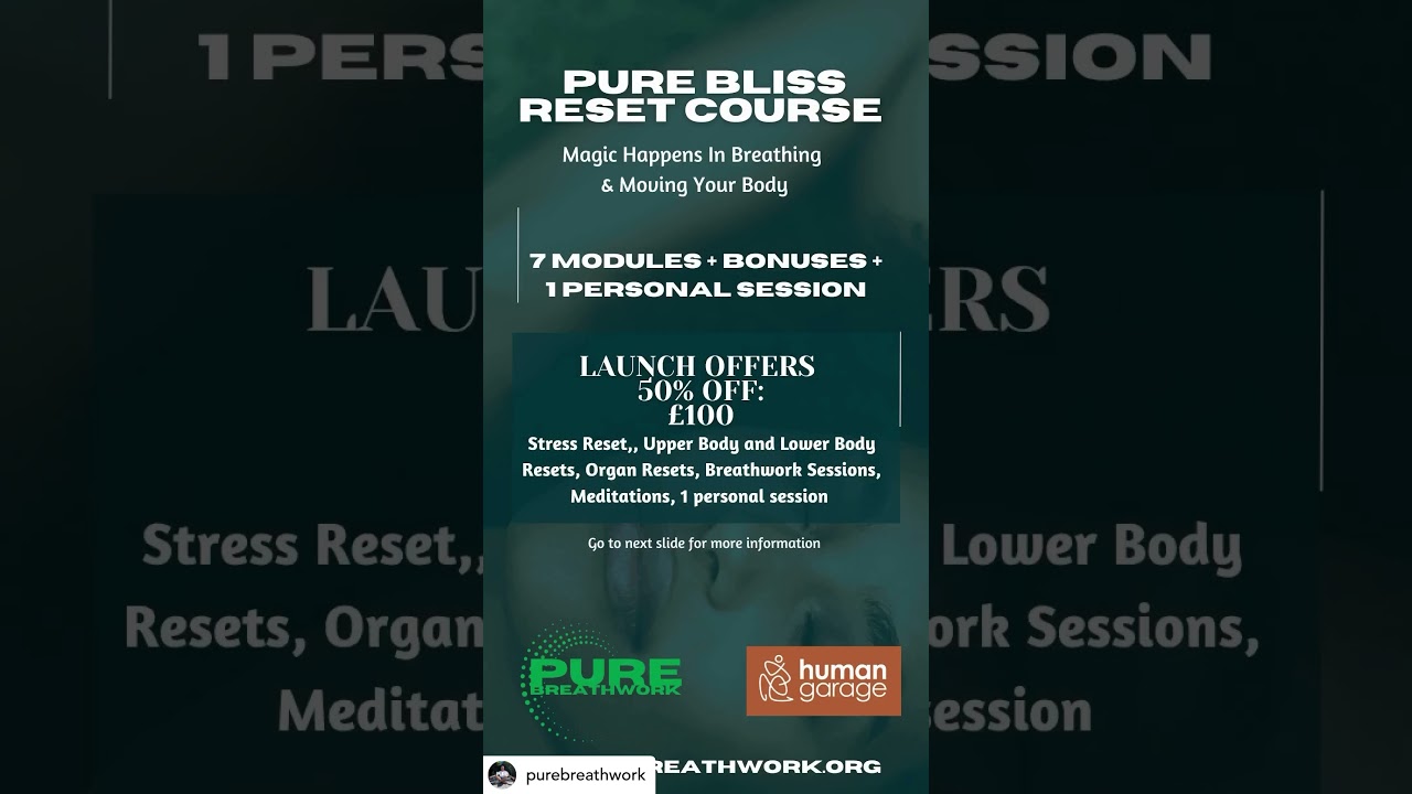 4 Brand New Courses Launching Tobight 5pm purebreathwork.org