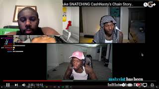 MY REACTION TO THE VIDEO OF BruceDropEmOff Tells Kai Cenat & Duke SNATCHING CashNasty's Chain Story.