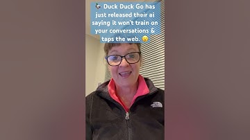 🦆 Duck Duck Go has just released their ai saying it won’t train on conversations & taps the web!😮