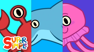 Turn & Learn ABCs - UNDERWATER ANIMALS! | ​​🌈 Super Simple ABCs