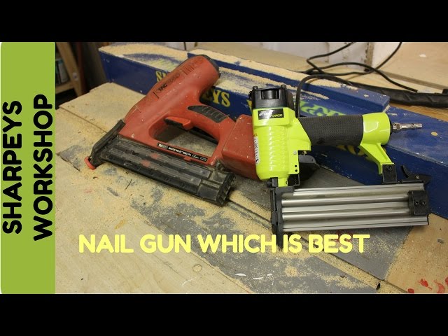 Tool Review - Battery Or Air Brad Nailer Which Is Better? Dewalt 20v Braid  Nailer overview. - YouTube