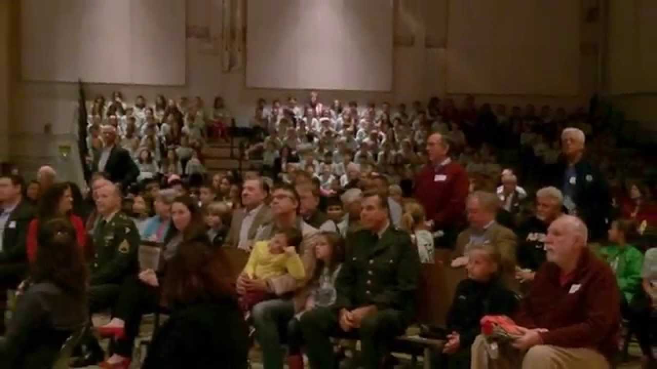 Cider Mill School in Wilton, CT celebrates Veterans' Day YouTube