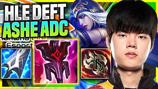 DEFT DOMINATING ASHE WITH NEW ITEMS! - HLE Deft Plays Ashe ADC vs Samira! | Preseason 11