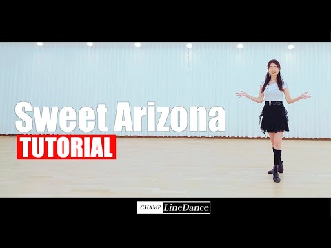 [챔프라인댄스] Sweet Arizona Line Dance TUTORIAL || 스위트아리조나 라인댄스 설명영상