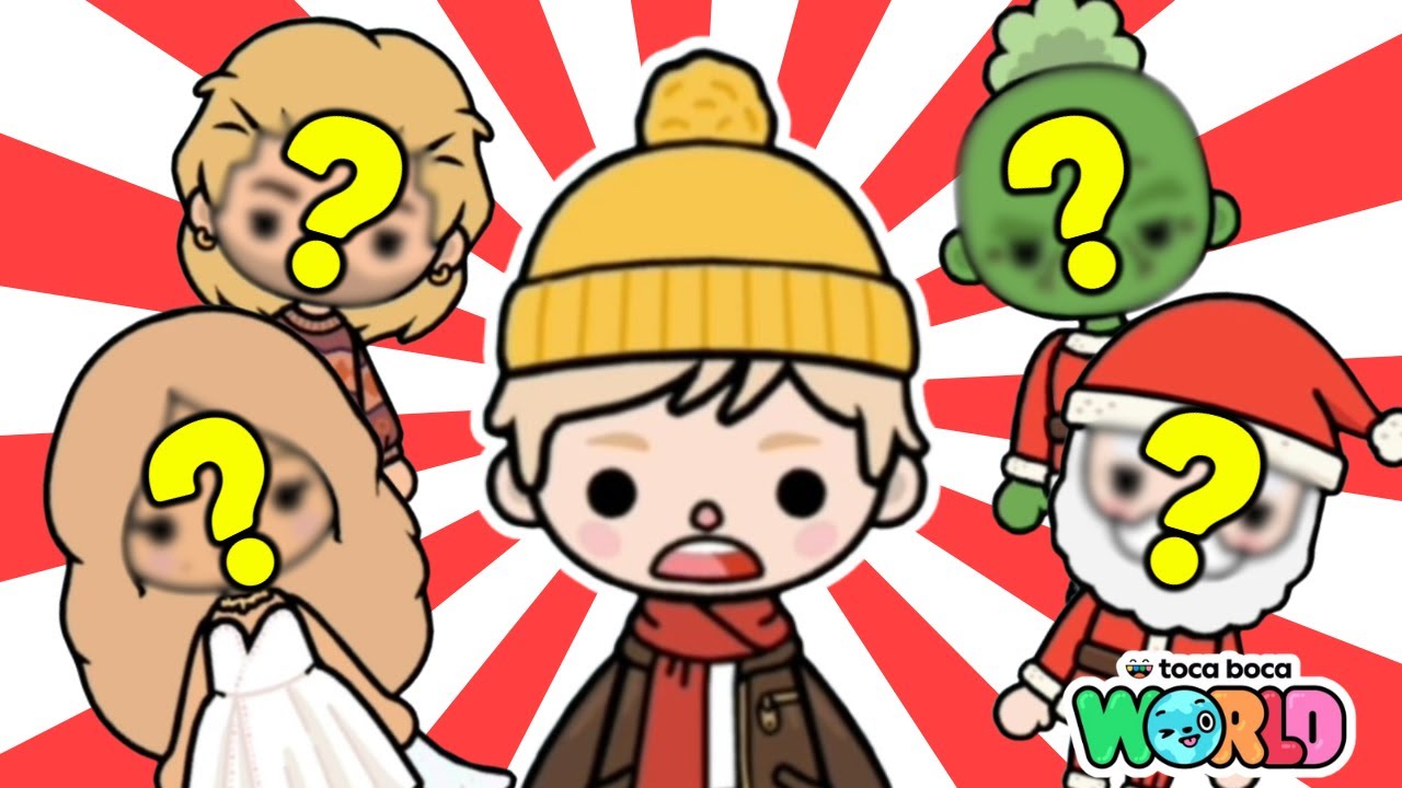 Grinch, Mariah Carey, Kevin, George Michael i Św. Mikołaj 😱 Tworzenie postaci | Toca Boca World 🌎