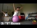 5 minute Swiss Ball Workout