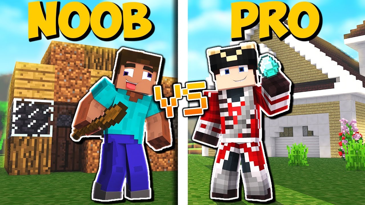 MAP DE NOOB VS MAP DE PRO DANS MINECRAFT ! - YouTube