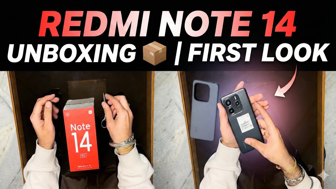 Redmi Note 14 Unboxing 📦 | First Look 
