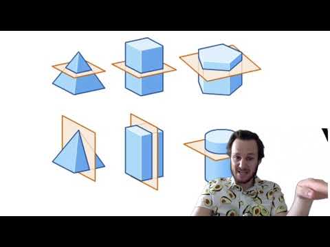 Video: Ce este secțiunea transversală a unui cub?