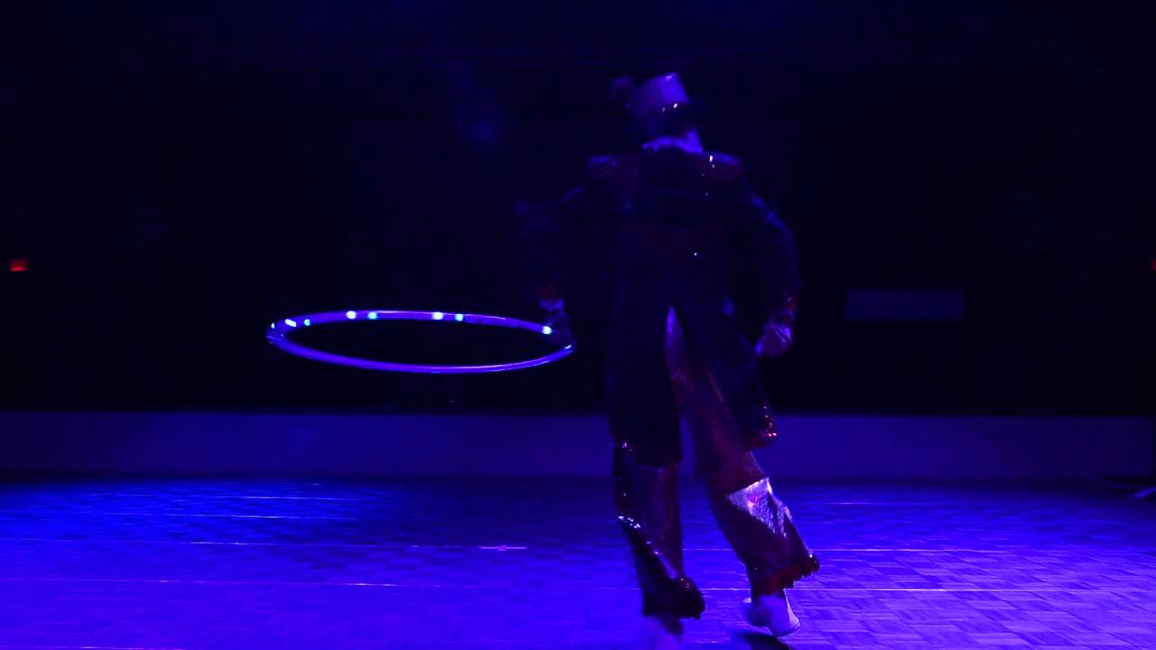 Stilt Circus Cirque Clown Act with LED Staff & Hula Hoop YouTube