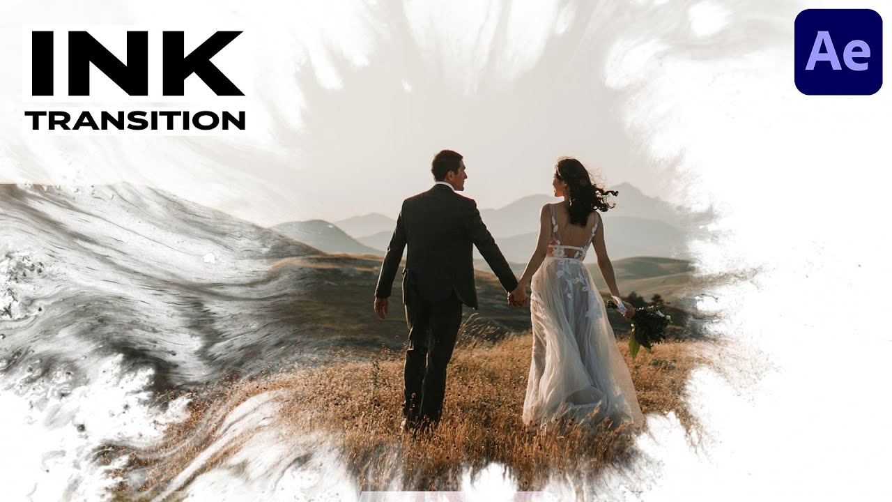 How To Create An Ink Transition in After Effects - YouTube