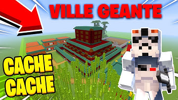 CACHE CACHE SUR MINECRAFT MAP VILLE GÉANTE ! PS4 FR