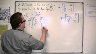 Celebrity AQA Further Pure 1 (FP1) 3.11 A Composite Transformations Problem Wealth