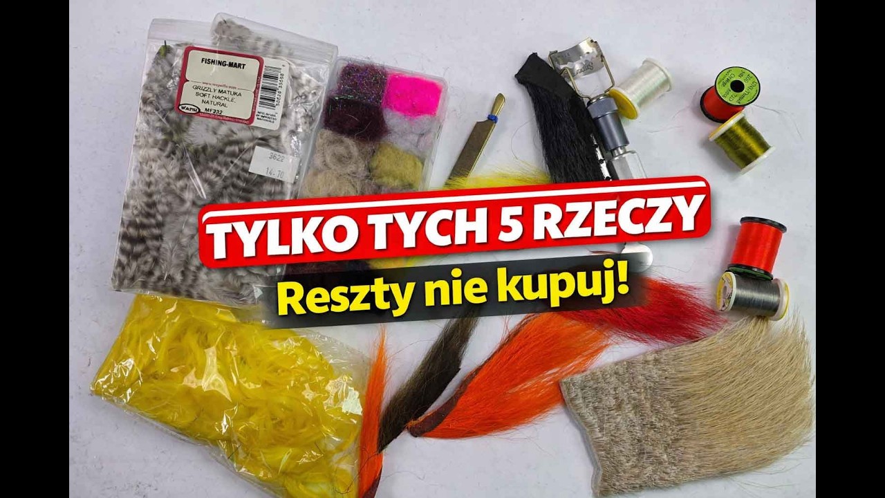 👉Jak zacząć kręcić muchy za 150 zł?🛠️ 5 narzędzi i 5 materiałów na start!👈