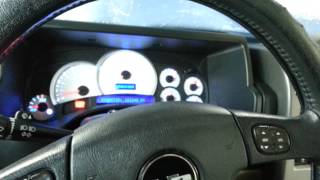 Hummer H2 instrument cluster repair and led conv.