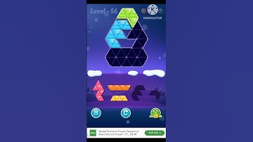 Block triangle puzzle Novice level 56
