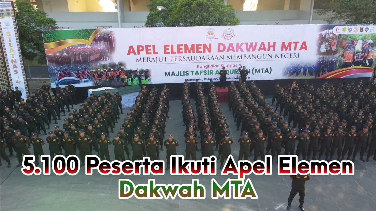 5.100 Peserta Ikuti Apel Elemen Dakwah MTA
