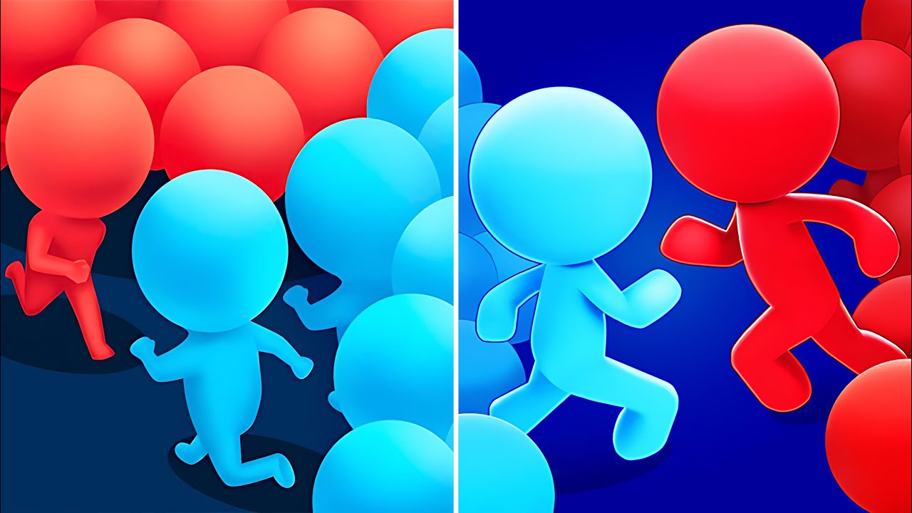 CountStickman 3D Vs Count Master 3D 🟣🔴🟣Discovering Hidden Levels Gameplay R$%T