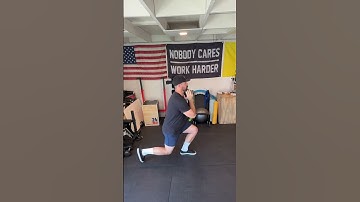 Dumbbell Goblet Hold Alternating Reverse Lunge #gymdrew