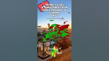 Trying To Get a Subscriber From Every Province In Europe (Day 7) | #mapping #subscribe #europe #map