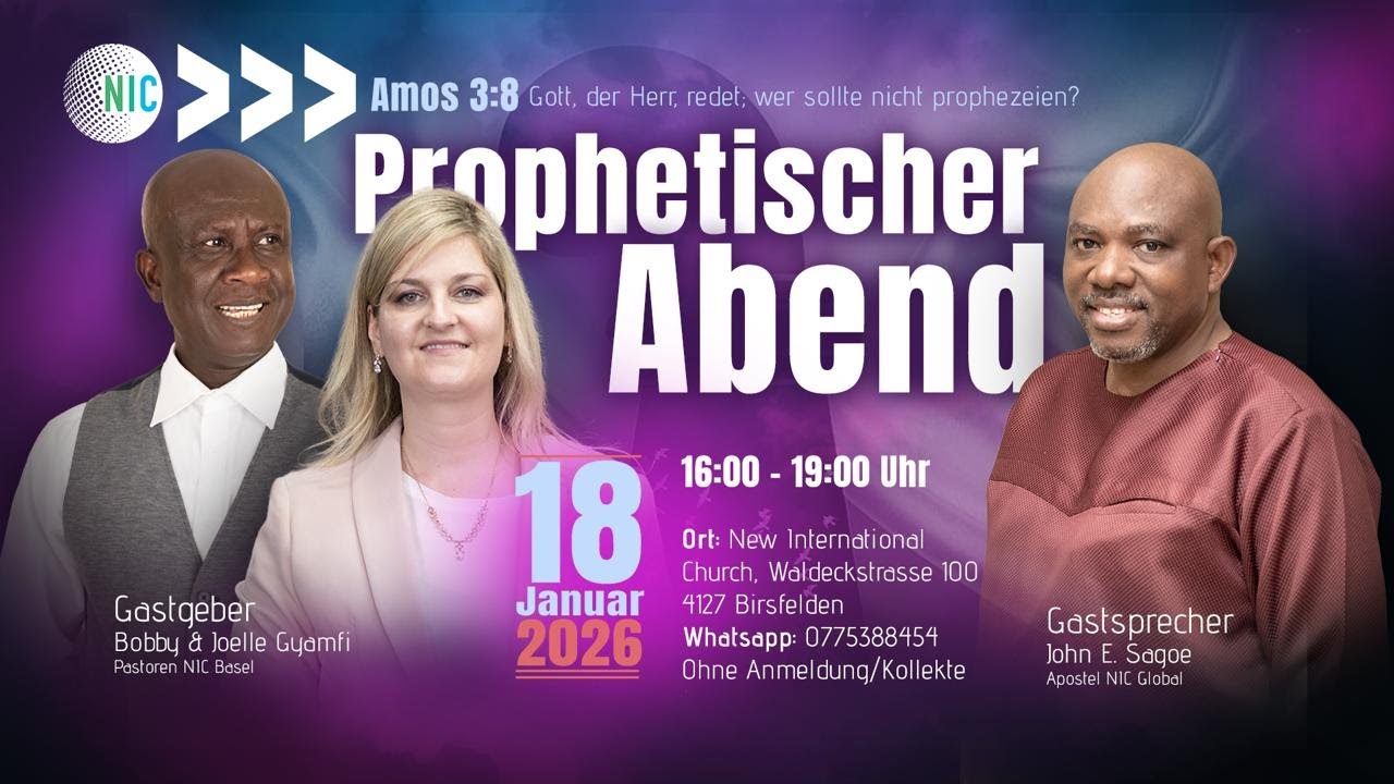 Salbung für den Dienst || 18.01.2026 || Ap. John Sagoe