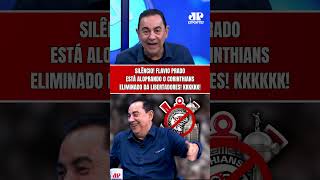 FLAVIO PRADO ALOPRA O CORINTHIANS ELIMINADO DA LIBERTADORES PELO ESTUDIANTES! KKKKKKKKKKK!