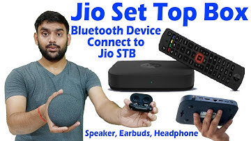 How to Connect Bluetooth Device to Jio Set Top Box | Earbud connect to Jio STB | Headphone, Speaker