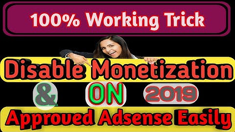 How To Re Enable Monetization Disabled, 100% Working || Monetization & Apprroved Adsense Easily