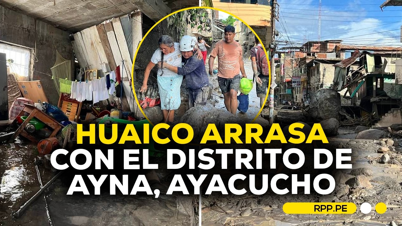 Fuertes lluvias provocan huaicos e inundaciones en Ayna, Ayacucho #ENCENDIDOSRPP