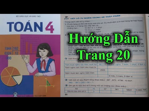 Video Hướng Dẫn Giải SGK Toán Lớp 4 Tiểu Học - Trang 20 - YouTube