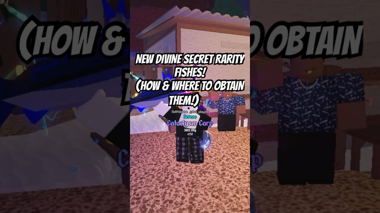 Divine Secret Rarity Fish Guide in Fisch!🎣 