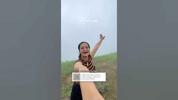 I just needed a Vacation | VN Reel Template QR Code | Travel Reels #travel #vntemplate #vncode