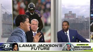 NFL ON ESPN | Randy Moss 200% Lamar Jackson stay with Baltimore Ravens with super max deal