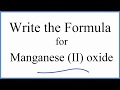 Manganese and Oxygen Compounds