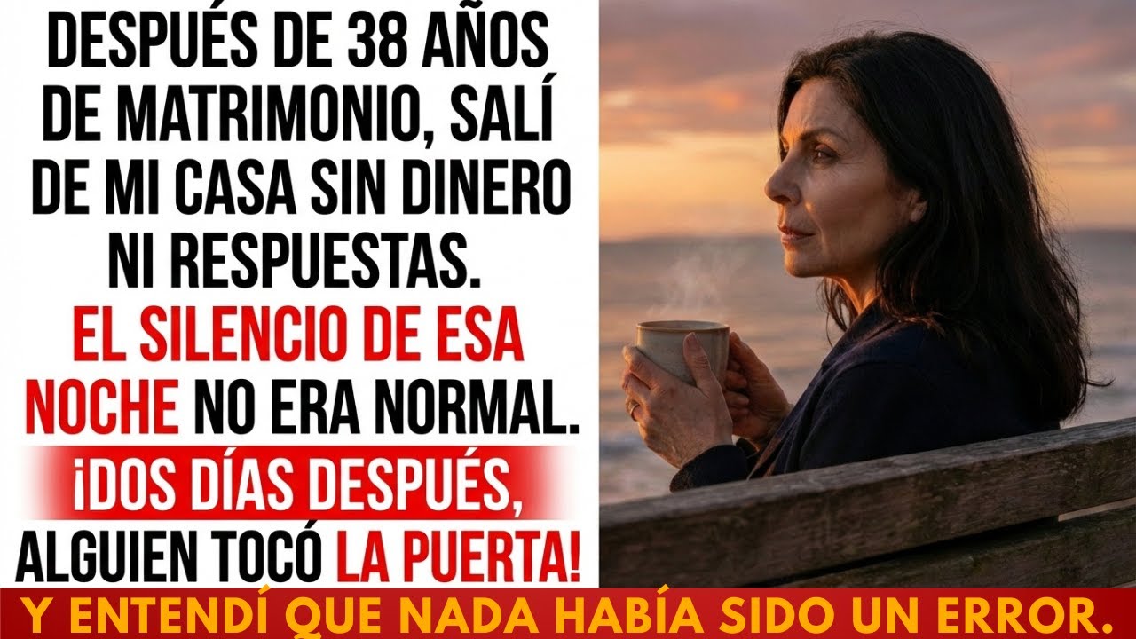 Después de 38 años de matrimonio, me echó de casa… y dos días después todo cambió