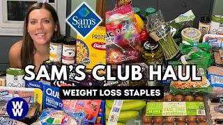 Huge Healthy Sam's Club Grocery Haul | WeightWatchers Points, Calories, Prices | Weight Loss Journey