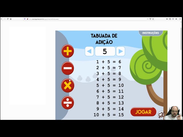 5 Sentidos  Escola game, Escola games jogos educativos, Tabuada