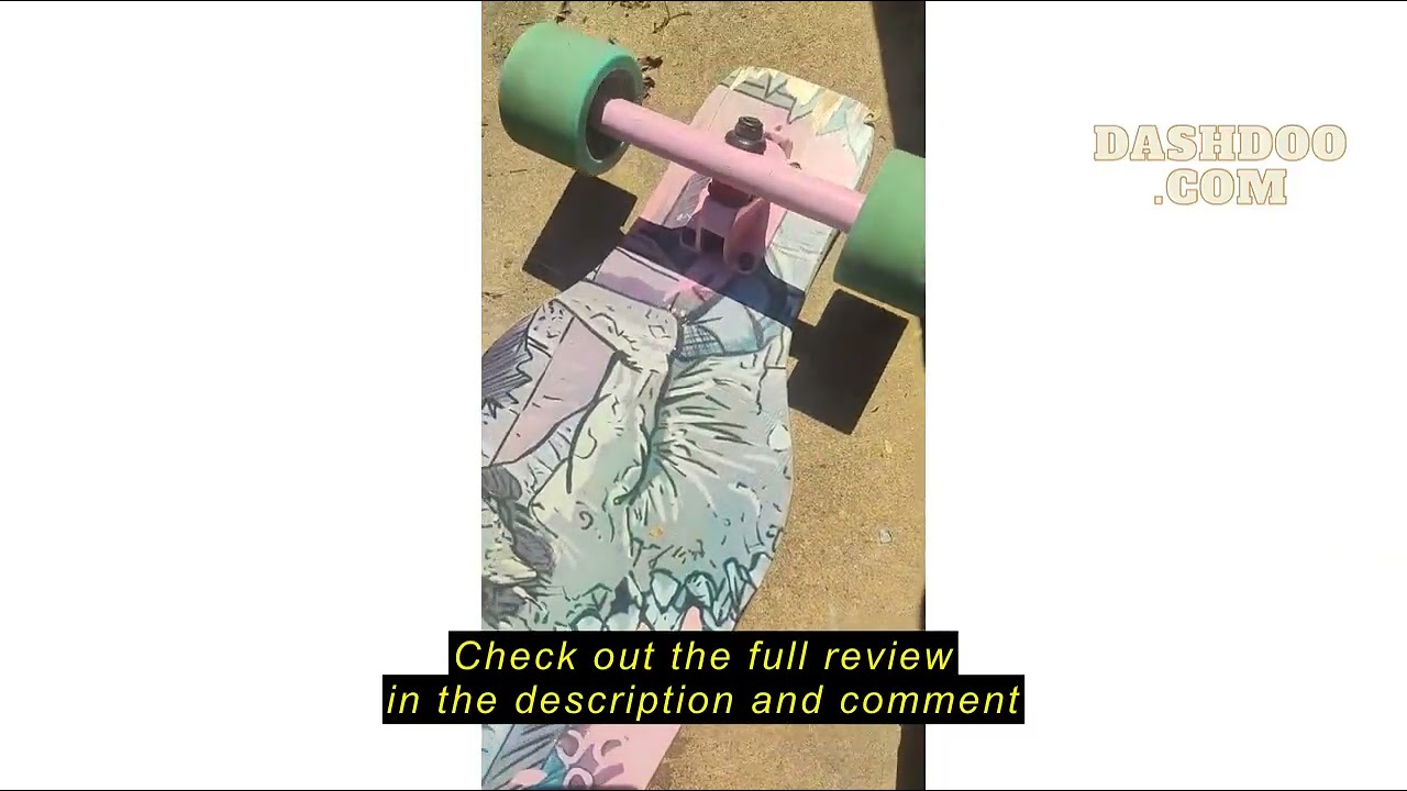 Review New Olym 41'' Longboard Skateboard 8 Layer Canadian Maple Drop Through Longboards for Youths