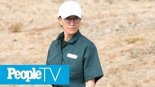 Felicity Huffman Seen In Her Prison Uniform For First Time During Visit With Her Family | PeopleTV