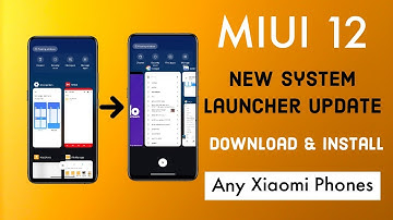 MIUI12 New System Launcher Update New Feature - Recent Menus | Horizontal Recent Menus