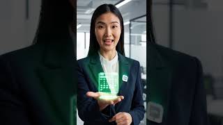 “Future of Work: Smart Badge Unlocks Holographic Calendar ✨📅” #SmartBadge#WorkplaceInnovation
