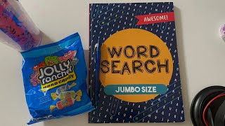 ASMR: Word Search and Jolly Ranchers