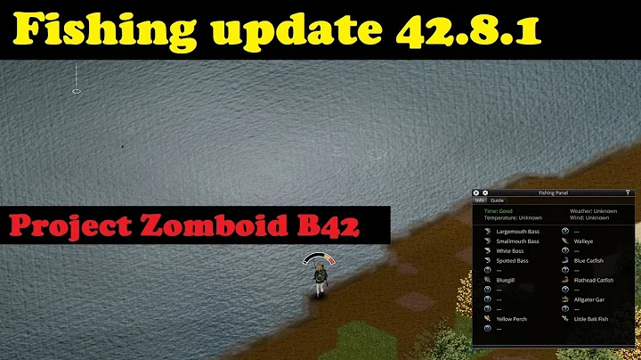 Project Zomboid B42.8.1 Fishing update and Rabbits.