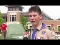 Boy Scouts Troop stand guard at Veterans Memorial in Royal Oak